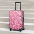 thumbnail image 5 of Travel Luggage Cover Protector - Pink Glitter Anti-Scratch Suitcase Covers Fits 18-32 Inch Luggage, 5 of 5