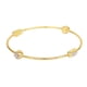 thumbnail image 1 of Estele Jewellery Pulsera Para Mujer Chapada En Oro Y Rodio Elegante Pulsera Tipo Brazalete De Tamaño 2:4 Con Cristales Austriacos Blancos Para Mujer-251-2Tnwe Br, 1 of 5