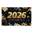 thumbnail image 3 of 2026 New Year backdrop, Happy New Year party decoration atmosphere hanging cloth, photo background., 3 of 4