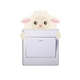 thumbnail image 1 of Small Cute Cartoon Animal Switch Sticker Decals Cartoon Switch Nursery Kids Bedroom Removable Wall Decals PVC Home Wallpaper, 1 of 6
