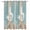 Blue White, variant on Outdoor Curtains for Patio Waterproof, Coastal Jellyfish Windproof Pravicy Outside Porch Blackout Curtain, Summer Coral Ocean Vintage Wood Sun Blocking Grommets Curtains for Cabana Gazebo 54"x84"