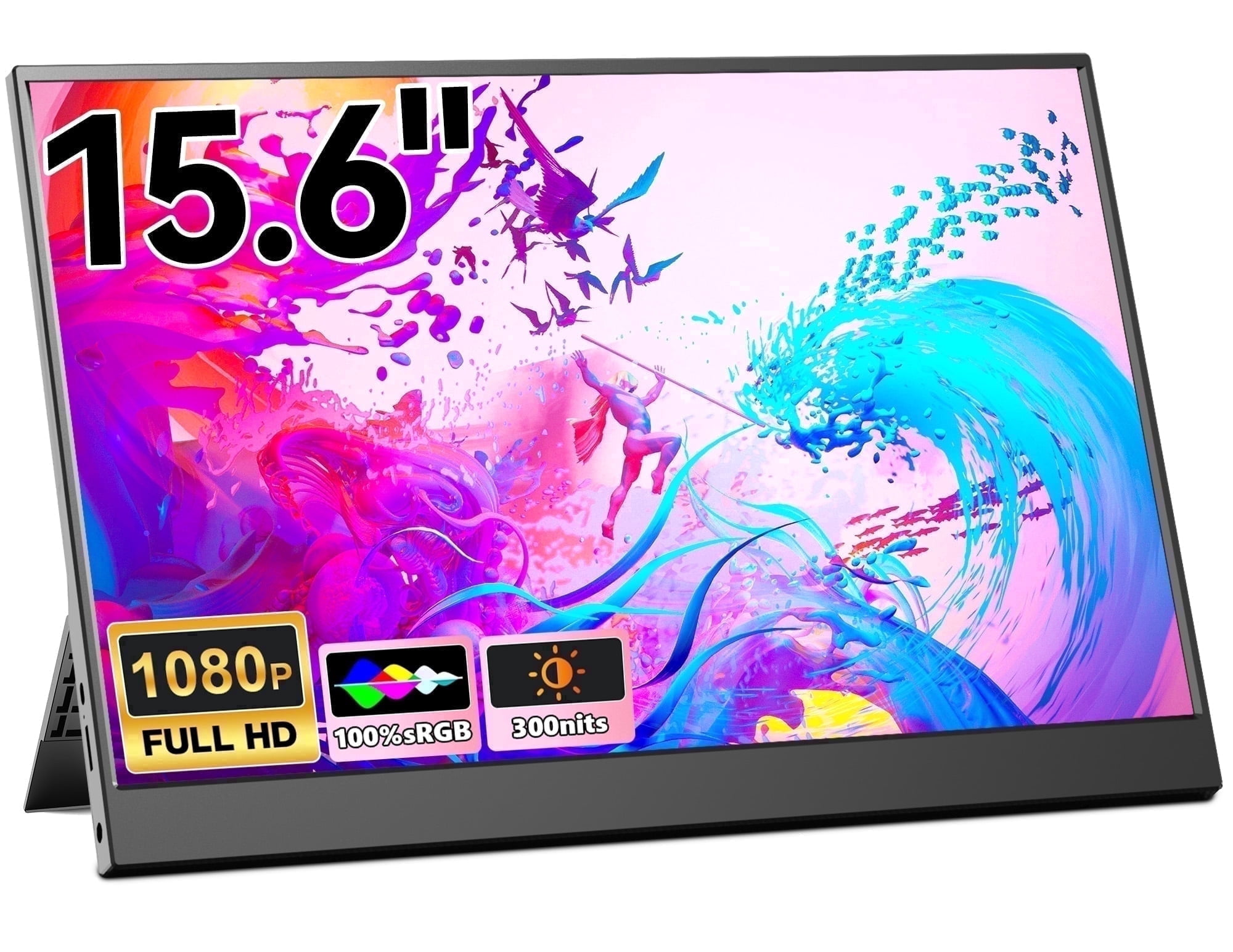 Iproda Portable Monitor 120hz FHD 1080P 18.5 Inch Portable Monitor