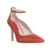 Womens Nine West Marquisa Pointed Toe Ankle Strap Heels, Red