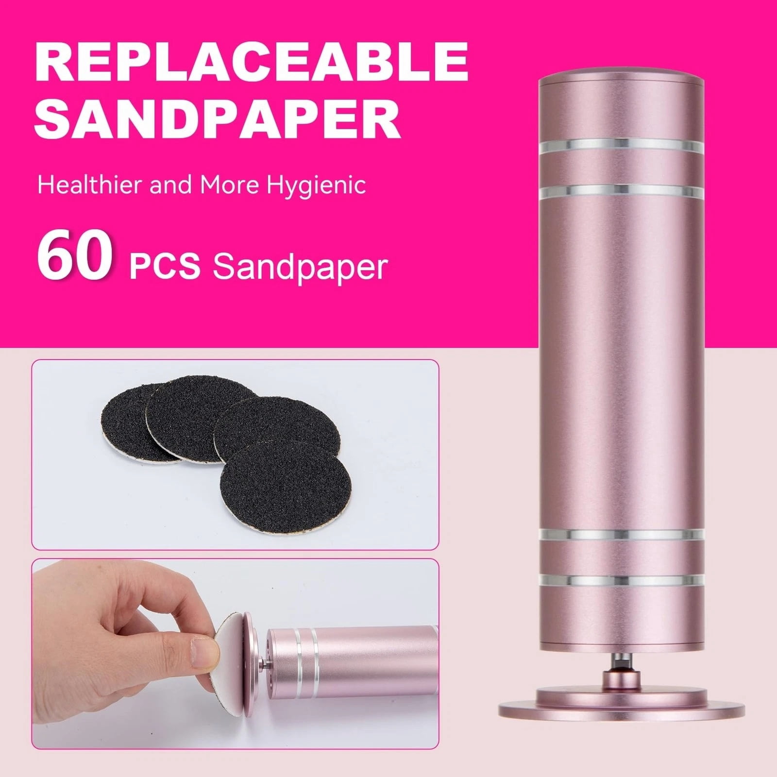 Electric Foot File, Callus Remover for Feet, Adjustable Speed Foot File