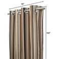 thumbnail image 2 of Sunbrella Capitol Espresso Indoor/Outdoor Curtain Panel by Sweet Summer Living, 50" x 108" with Stainless Steel Grommets, 2 of 7