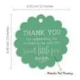 thumbnail image 6 of Inkdotpot Pack Of 100 Real Silver Foil Paper Tags Thank You For Celebrating The Mother To Be Baby Shower Favor Hang Tags, 6 of 7