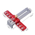 thumbnail image 3 of Nilvkv Handle Puncher Aluminum Alloy Drawer Cabinet Door Handle Installation Auxiliary Tool Small Aircraft Carpentry Opening Locator, 3 of 6