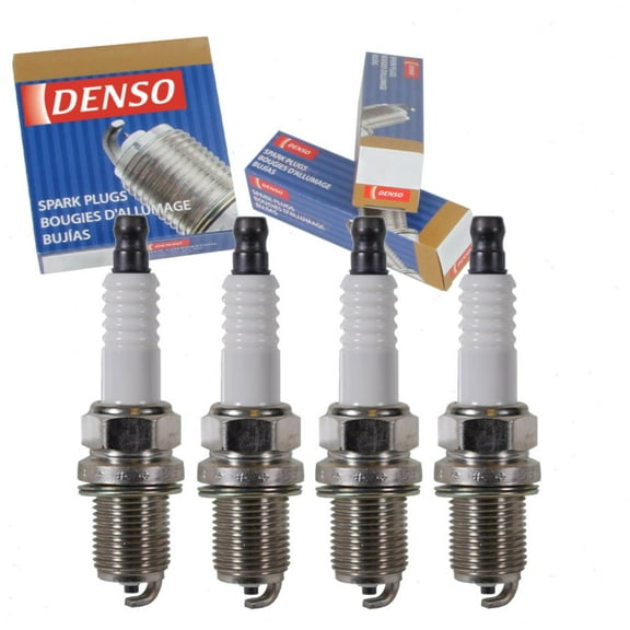 4 pc DENSO Standard Spark Plugs compatible with Kia Spectra 2.0L L4 2005-2009