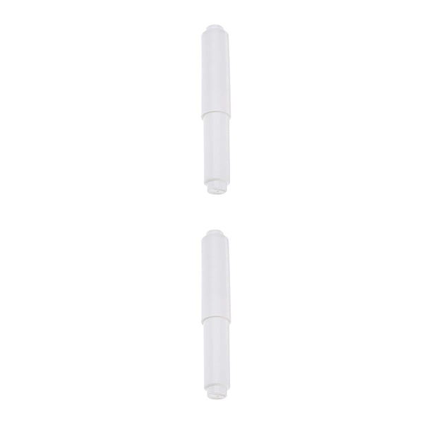 Bewildely Toilet Paper Roll Holder Retractable Napkin Household Spindle Organizer Loaded Storage Roller Tissues Stick Spring Bathroom uno 2piezas Bewildely CBP130753