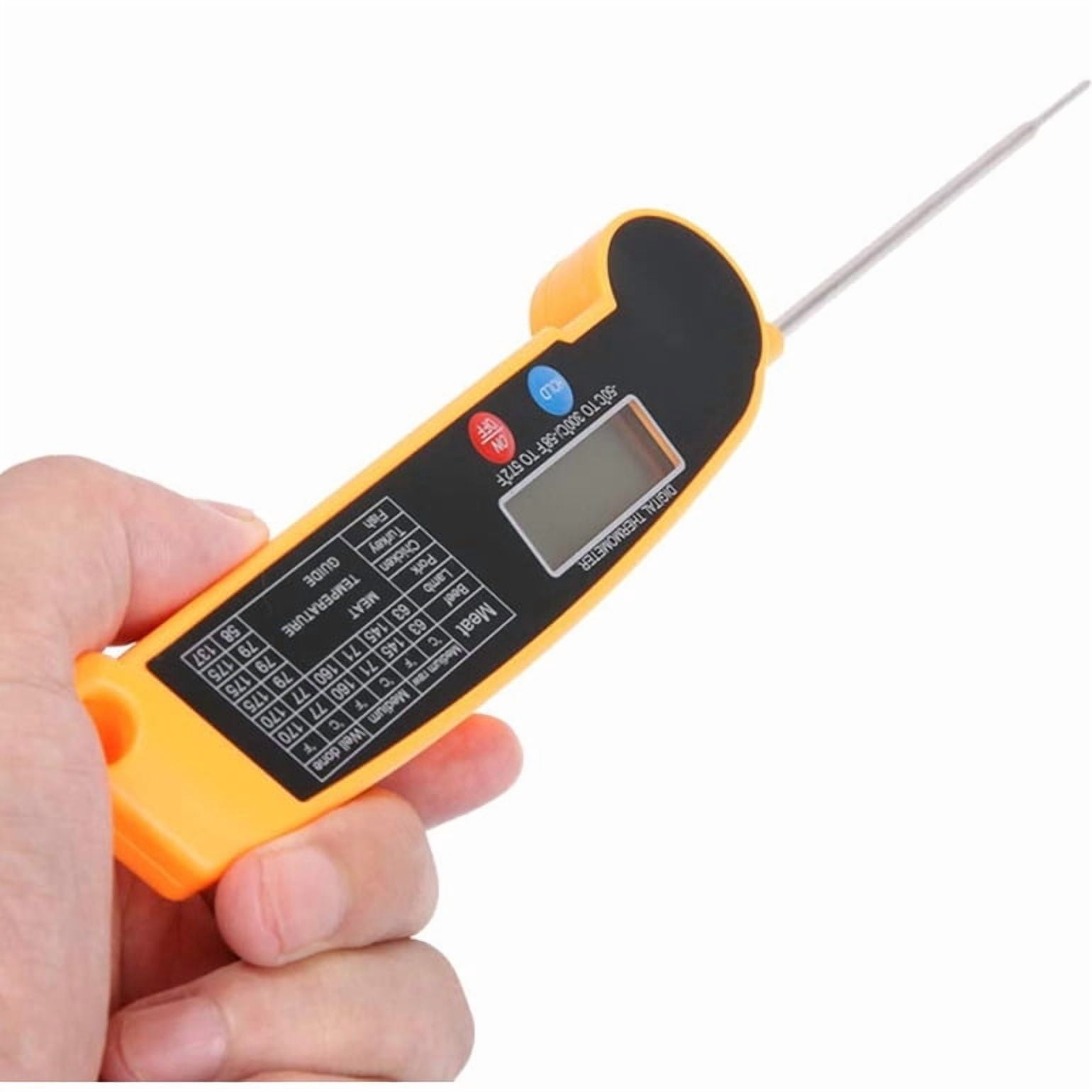 LAATIKUI Meat thermometer food grill measurement waterproof probe thermometer