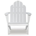 thumbnail image 4 of Bowery Hill Traditional Wood Outdoor Chair with Arm Rests in White, 4 of 17