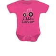 thumbnail image 1 of Tstars Girls Little Sister Newborn Clothes Gift for Little Sister Little Sister Cute Pink Tractor Cute Little Sister Shirt Baby Girl Baby Bodysuit, 1 of 6