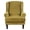 Yellow, variant on Shanna 2-Piece Wingback Chair Slipcover, Stretch Velvet Soft Wing Chair Slipcover with T-Coushion Cover (Yellow)
