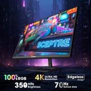 Sceptre 32 4K UHD IPS LCD Computer Monitor, Black