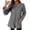 Dark Gray, variant on Cable Knit Pullover Sweater for Women Oversized Crewneck Long Sleeve with Pockets Side Slit Casual Fall Winter Top