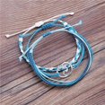 thumbnail image 3 of Pulseras de ondas de cuerda para mujeres y niñas, juego de pulseras de playa trenzadas ajustables impermeables coloridas hechas a mano para mujeres, 3 of 3