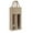 Khaki, variant on Double Wine Carrier Bag with Portable Handle Shockproof Heavy Duty Felt Reusable Wine Champagne Beer Bottle Tote Handbag Gift Bag