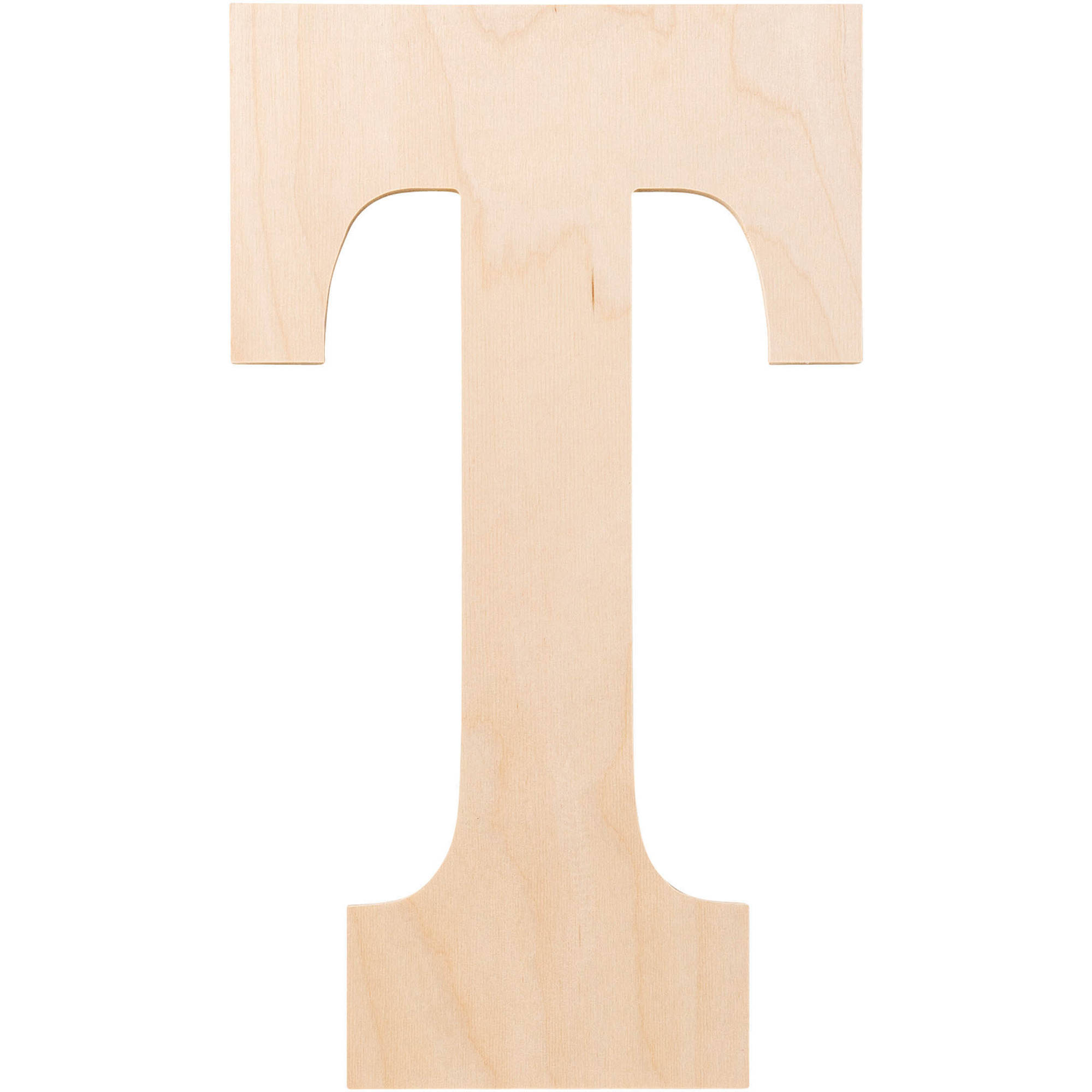 18" Chestnut Font Wood Letter