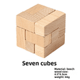 thumbnail image 5 of Rompecabezas de madera Soma Cube para niños, Brain Teaser 3D, 5 of 5