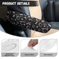 thumbnail image 6 of Yuyamidu Sun and Moon Car Front Seat Armrest Cover Black Armrest Cover for Car Truck Auto Accessories Elastic Vehicle Seat Arm Rest Protector Decor, 6 of 7