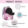 thumbnail image 4 of Unisex Paisley Print Backpack – Versatile Paisley Gift for Women & Men, Durable School Bookbag, Waterproof Laptop Compartment, Great for Commuting, 4 of 6