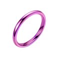 thumbnail image 2 of DPTALR Contracted 2MM Fine Hand Polished Women's Tail Ring Couple Ring, 2 of 4