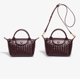 thumbnail image 2 of LHSHIDU Woven Bag Dumpling Handbag for Women,Mini Lightweight Leather Women's Top Handle Handbag Fashion Travel Daily Satchel, 2 of 8