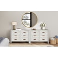 FITUEYES Large White Dresser Set, 12 Drawer Storage for Bedroom