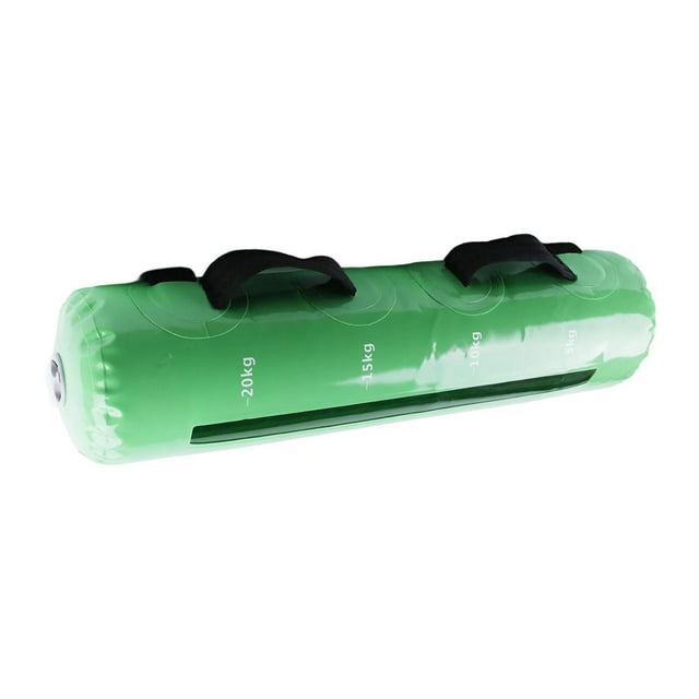 S SERENABLE Sac d'Eau Réglable pour Musculation Haltère pour Gym Musculation Corps Entier Vert