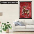 thumbnail image 2 of 30x40cm DIY Pintura de Diamante Kits Completos de Animales de Alce de Navidad, Pintura de Bordado 5D Pintura de Diamante Navidad Kit de Cruz Completo Arte de Diamantes de Imitación para Decoración de, 2 of 5