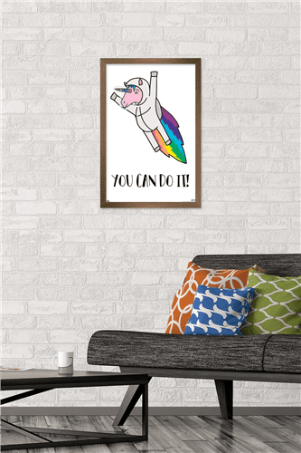 Well This Is Awkward - Uninaut Wall Poster, 14.725" x 22.375" Framed