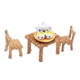 thumbnail image 3 of Silla y mesa de en miniatura, juguete educativo de aprendizaje para niños, juego de simulación, accesorio de decoración para casa de, 3 of 9