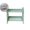 Green, variant on Double-Layer Folding Plastic Storage Rack for Cosmetics Jewelry, Blue, 8.46x7.87"s