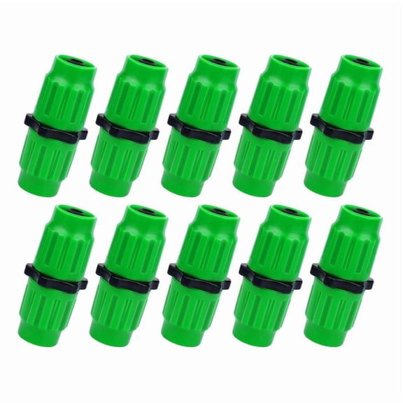 Expandable Garden Hose Repair Kit,10PC Dual-Channel Female Male Connectors Pockets for 3/4In 5/8In