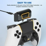 Uberwith Rechargeable Battery Pack Compatible with PS5 Dualsense/Edge Controller,Play and Charge Kit for Playstation 5 Controller,2000mAh with LED Indicator,USB Type-C Charging Cable