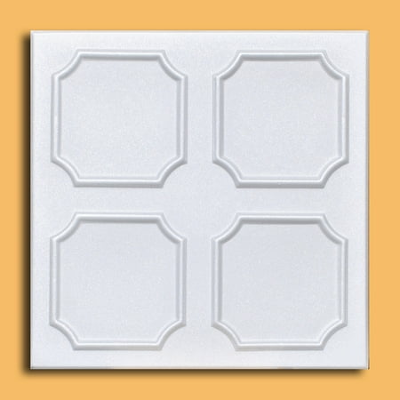 White Styrofoam Ceiling Tile Alfa Case Of 40 Tiles Same As Bostonian And R01
