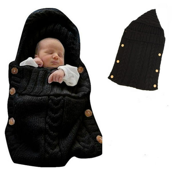 Manta envolvente para bebé recién nacido, saco de dormir de punto, mantas de recepción, envoltura para cochecito para bebé (0-12 meses) Zhivalor Sleeping bags