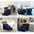 thumbnail image 3 of 3 Tiers Dog Stairs and Ramp for Small Dogs, Non-Slip Pet Stairs for Beds Or Couches, Pet Steps for Injured Dogs, Elderly Pets, Small Cats, Easy to Walk, 3 of 7