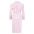 thumbnail image 4 of Baqcunre Womens Winter Coats Coral Velvet Pajama Dress Nightgown Hood Fall Winter Pocket Thickened Flannel Long Sleeved Bathrobe Homewear Fleece Jacket Womens Fall Fashion 2023 Pink 2 L, 4 of 5