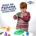 thumbnail image 2 of Abstract Kids Art Smock Apron - Maroon Long Sleeve Waterproof Bib for Painting, Feeding and More - 2 Pockets - Microfiber with Vinyl Lining - Medium, 2 of 7