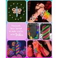 thumbnail image 5 of Kandi Beads Kit, Pony Beads for Bracelet Making, Pony Beads Kit with Letter Beads, Peace Beads, Skull Beads, Heart Beads, Beads for Jewelry Making, Jewelry Making Kit for Adults&Kids, 5 of 7