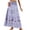 Z174-Light Purple, variant on Skirts for Women Dressy Flared Ruffle Color Block Soft & Breathable Spring a Line High Waisted Wedding Guest Party Long Skirt