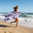 thumbnail image 5 of Large Quick Dry Bath Towel Double-Sided Plush Beach Swimming Towel for Sports - Highly Absorbent Microfiber Towel for Pool Gym Camping Travel - Soft and Fast Drying 160x80cm, 5 of 6