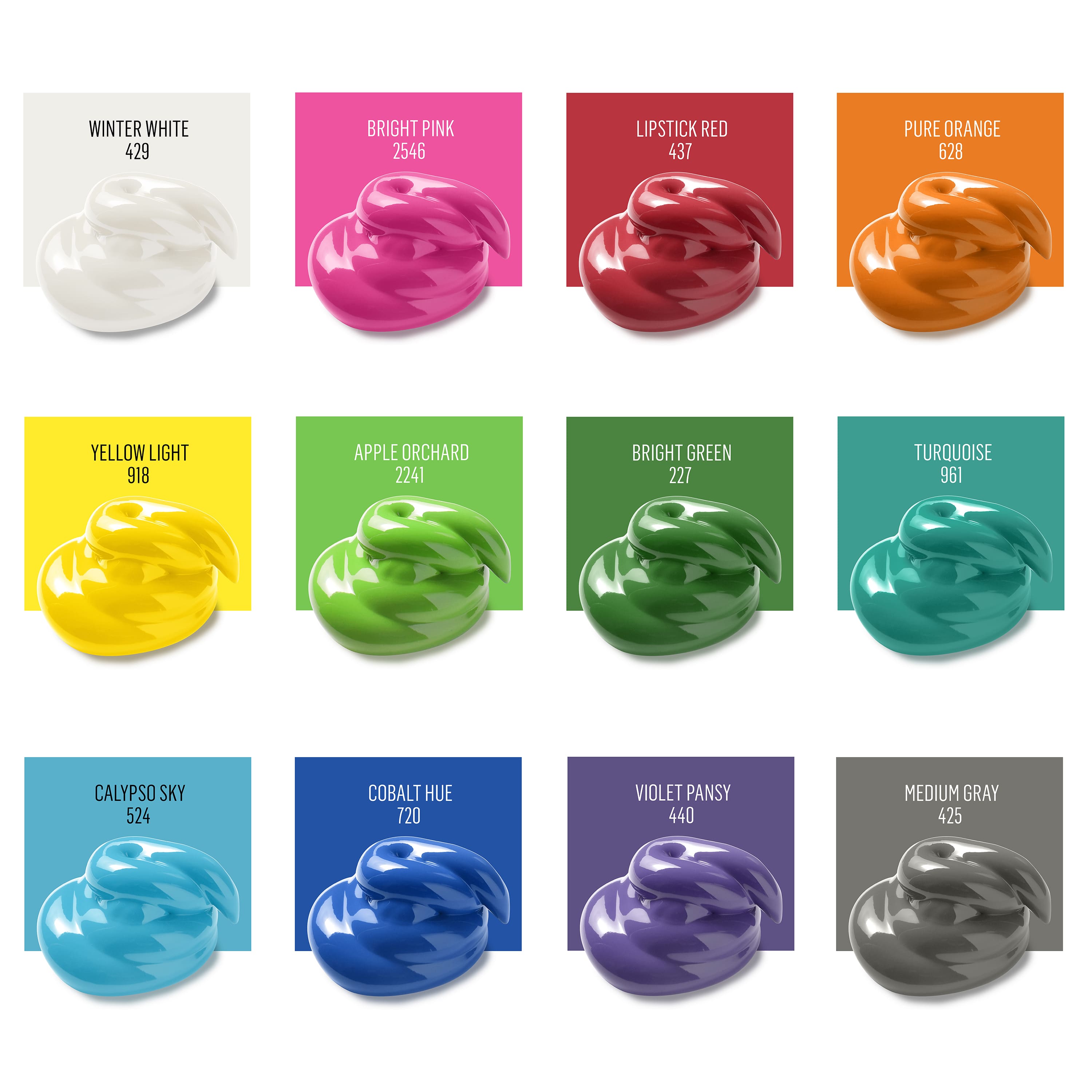 FolkArt Acrylic Craft Paint Set, Matte Finish, 12 Colors photo 2