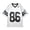A-White1887, variant on XIAONU Men's Number Graphic Print Short Sleeve V Neck Oversized Fit Tee Sport Daily Shirts