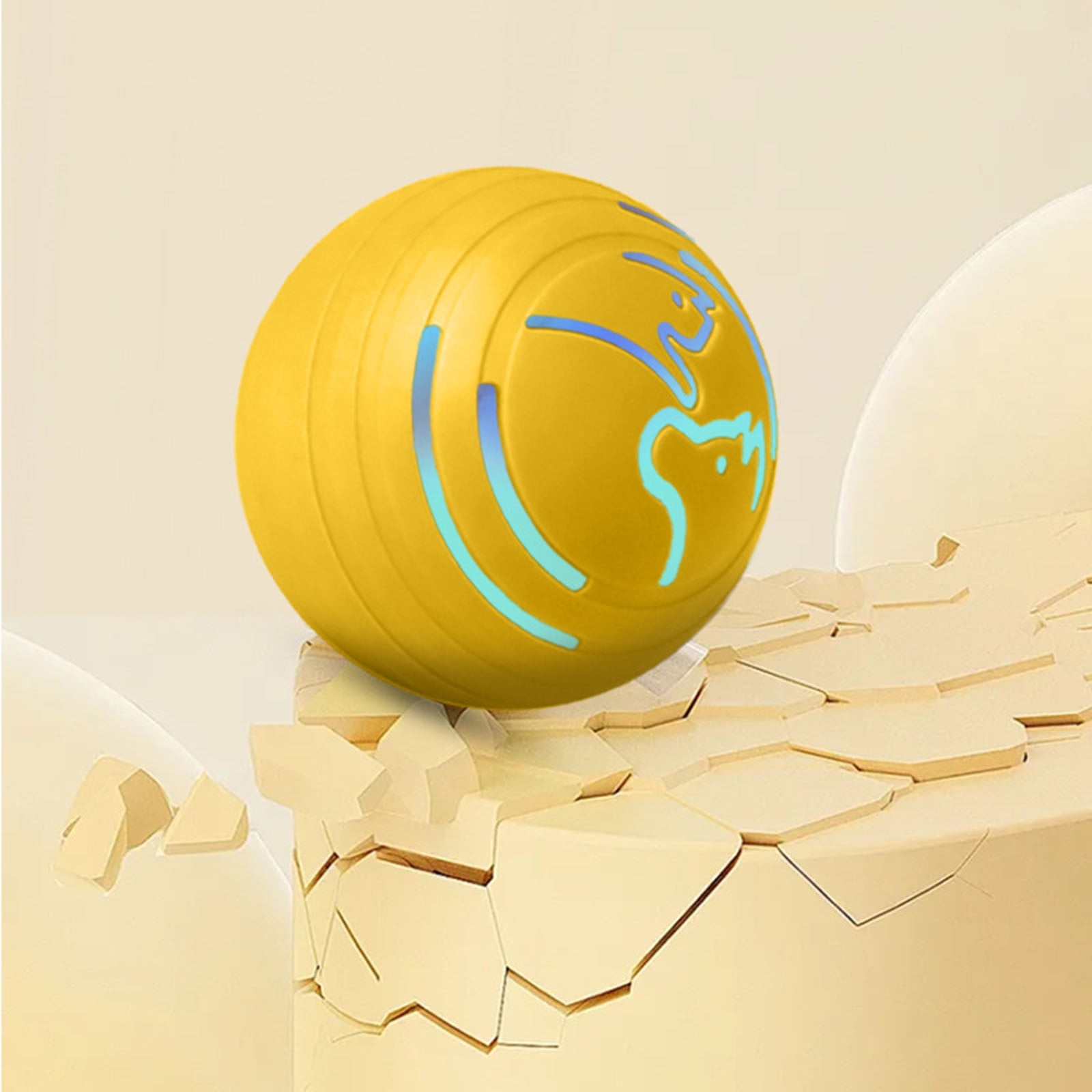 Automatic Rolling Dog Ball - Smart Interactive Toy with Motion Activation for Puppy & Small Medium Dogs, 360° Jumping Bouncing Rotating Ball for Indoor Outdoor Play, Chew Resistant