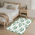 thumbnail image 2 of CURLYOOT Sage Green Area Rug 3x5 Ft Rugs for Entryway Entrance Kitchen, Washable Non Slip Spring Leaves Indoor Floor Carpet for Bedroom Living Room, 2 of 8