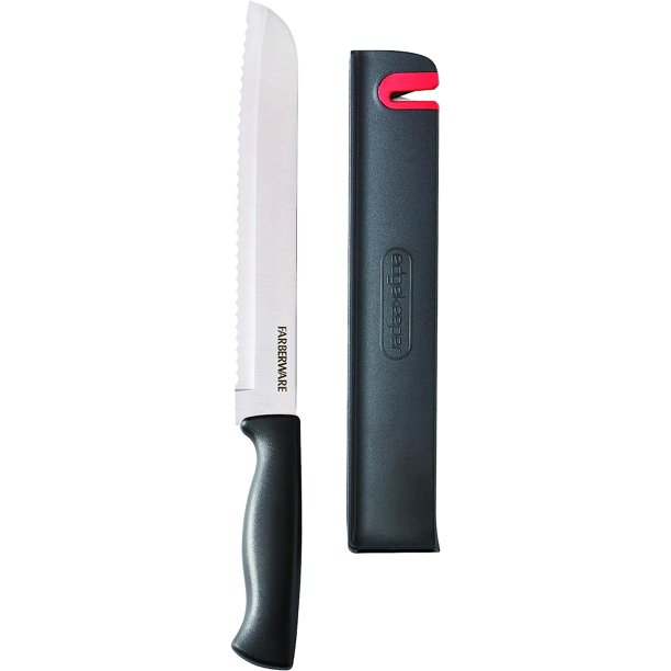 Farberware Edgekeeper Bread Knife, 8inch, Stainless Steel