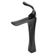 thumbnail image 4 of Grifo de agua para lavabo de un solo orificio para baño doméstico de cobre, grifo de agua mezcladora fría y caliente, negro, 4 of 8