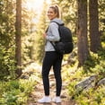 thumbnail image 4 of 3-in-1 Packable Travel Backpack, Foldable Tote Bag with Compact Pouch, Waterproof Lightweight Daypack for Commuting, Hiking, Gym, and Weekend Trips, Black, 4 of 7